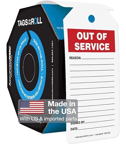 ⚠️ふたしです⚠️ Accuform Signs MDT641CTP Safety Tag, Legend 